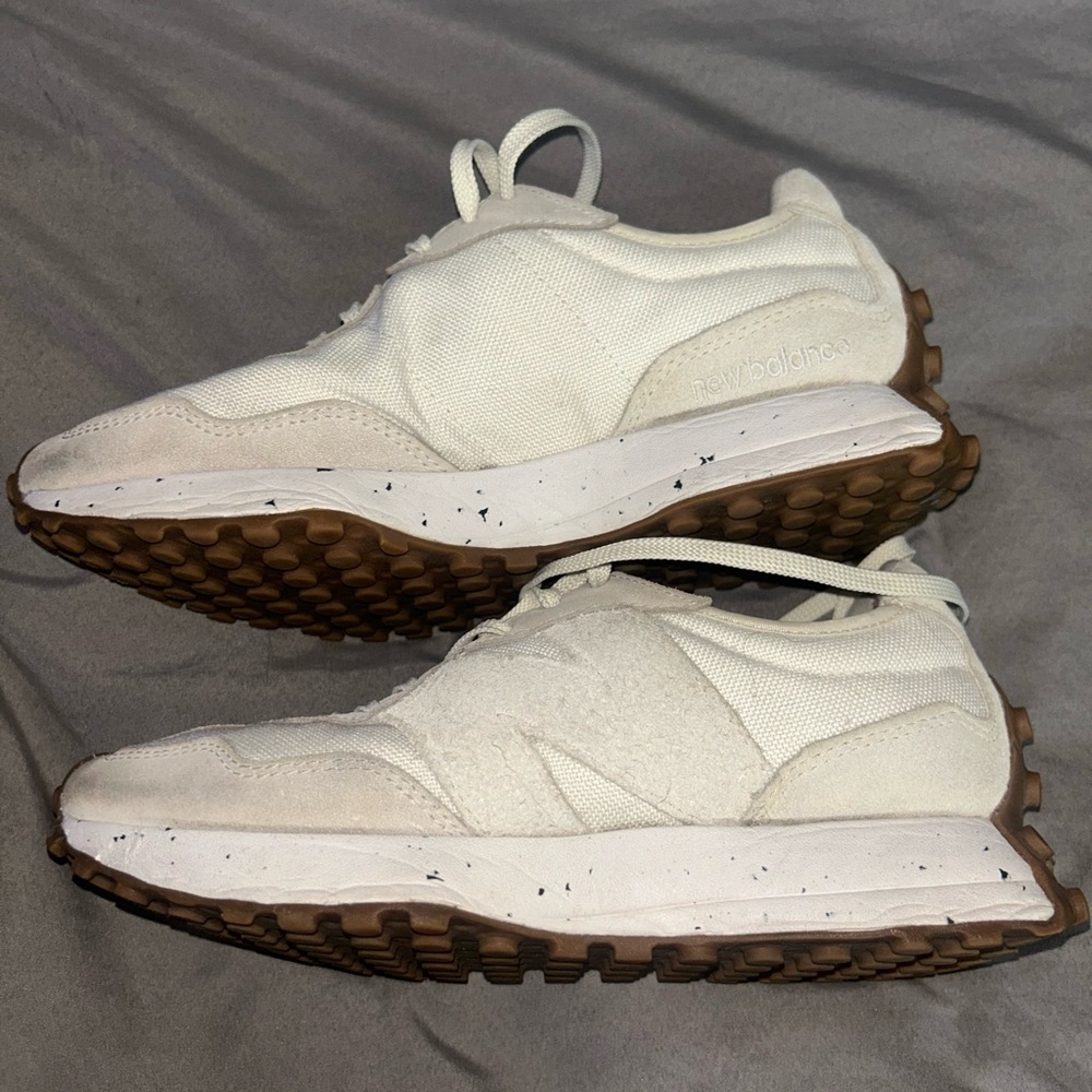 New Balance White and Neon Sneakers - Picture 4 of 7